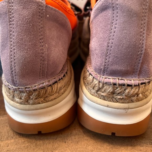 FREE PEOPLE  Chapman Double Take Sneaker    Tiger Lily Combo. WMS Size 11 - Picture 3 of 5